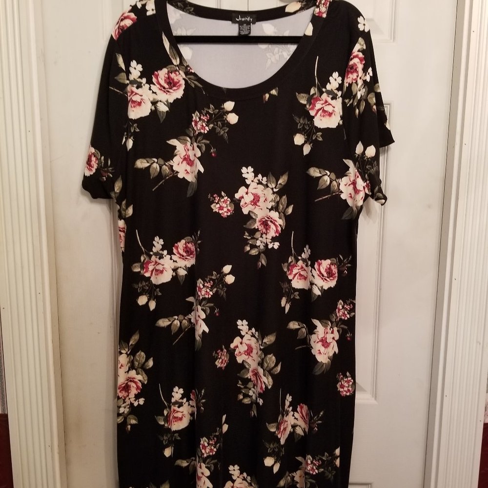 Floral T-shirt Dress